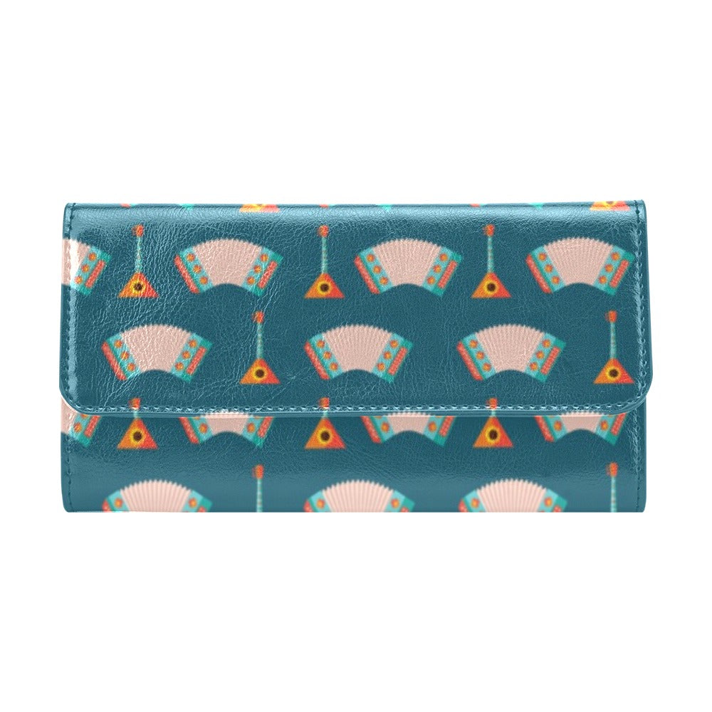 Accordion Print Design LKS402 Women's Trifold Wallet