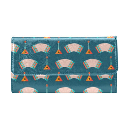 Accordion Print Design LKS402 Women's Trifold Wallet
