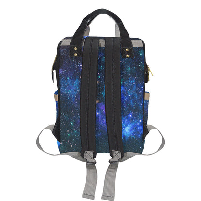Galaxy Stardust Planet Space Print Diaper Bag Backpack