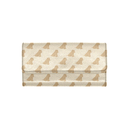Chinese Shar Pei Pattern Print Design 01 Women's Trifold Wallet