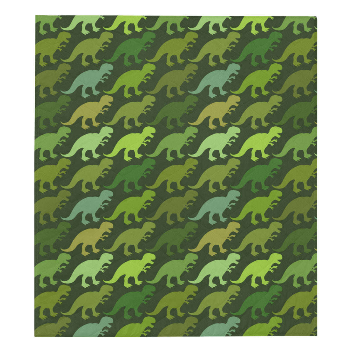 T Rex Pattern Print Design A03 Premium Quilt