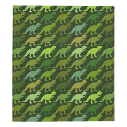 T Rex Pattern Print Design A03 Premium Quilt