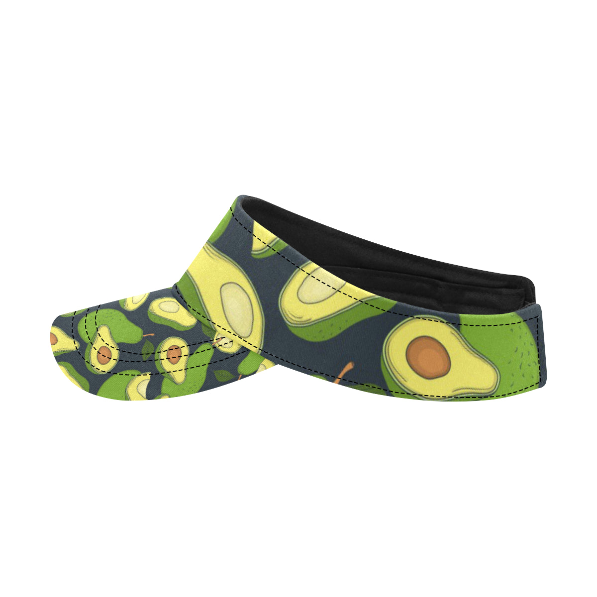 Avocado Pattern Print Design AC013 Unisex Sun Visor