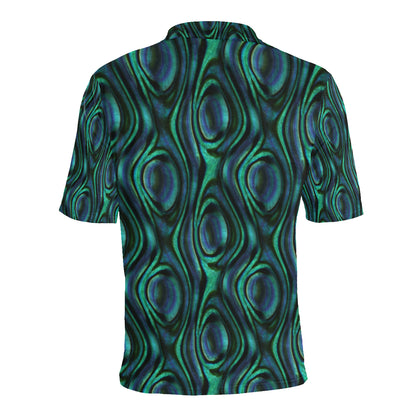 Abalone Pattern Print Design 01 Men Polo Shirt
