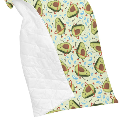 Avocado Pattern Print Design AC02 Premium Quilt