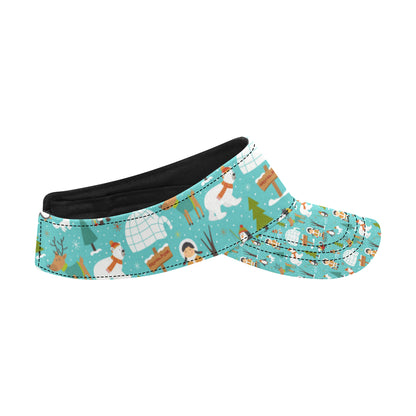 Eskimo Pattern Print Design 01 Unisex Sun Visor