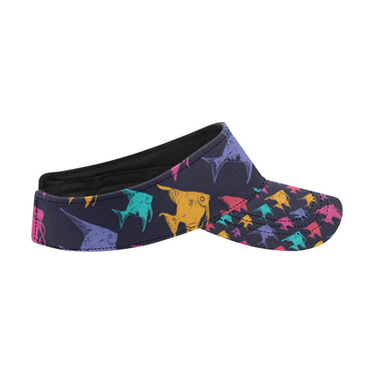 Angelfish Colorful Pattern Print Design 03 Unisex Sun Visor