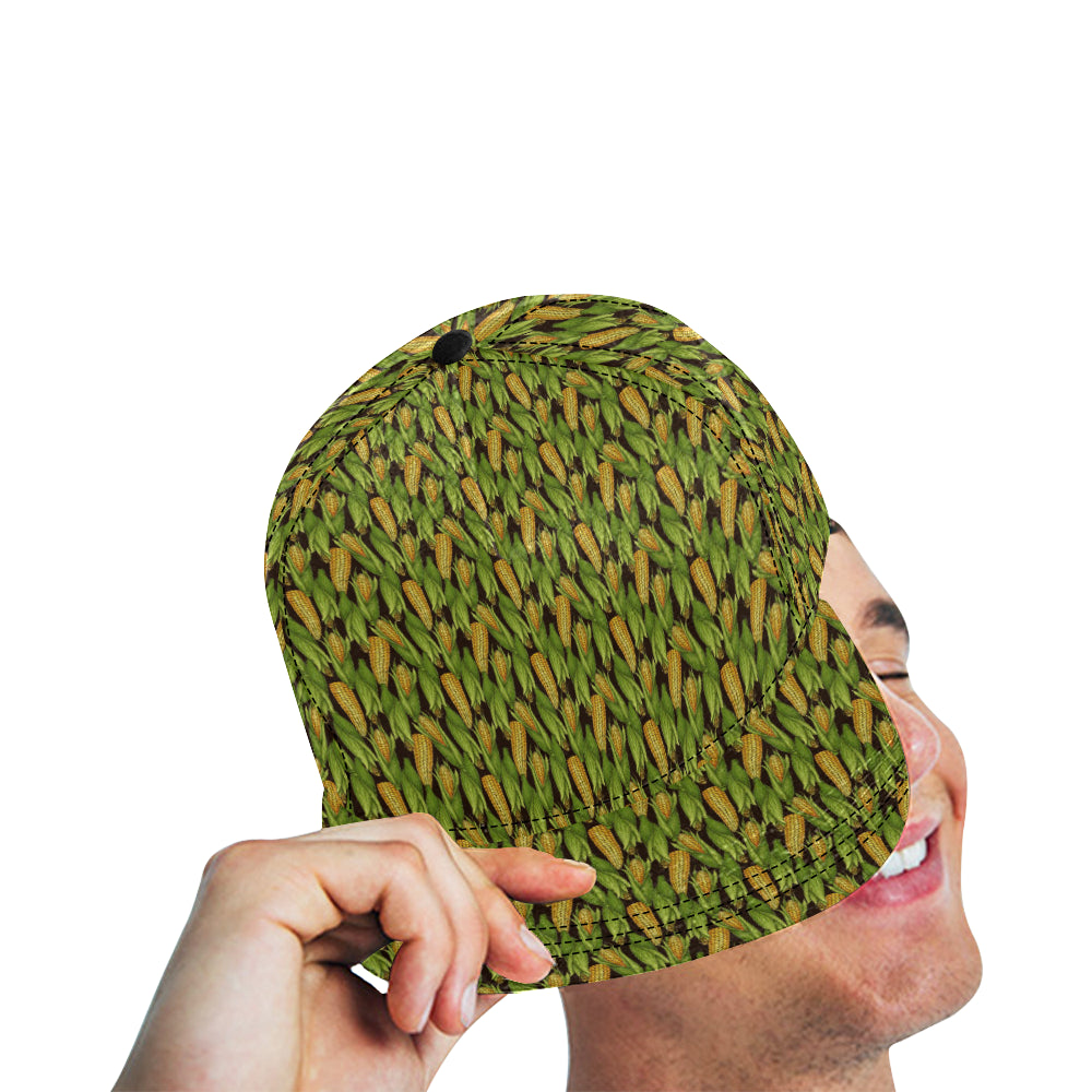 Agricultural Corn cob Print Snapback Cap