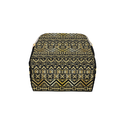 Gold Aztec Tribal Diaper Bag Backpack