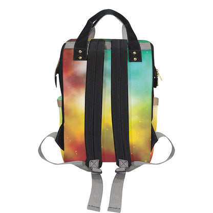 Nebula Pattern Print Design A04 Diaper Bag Backpack