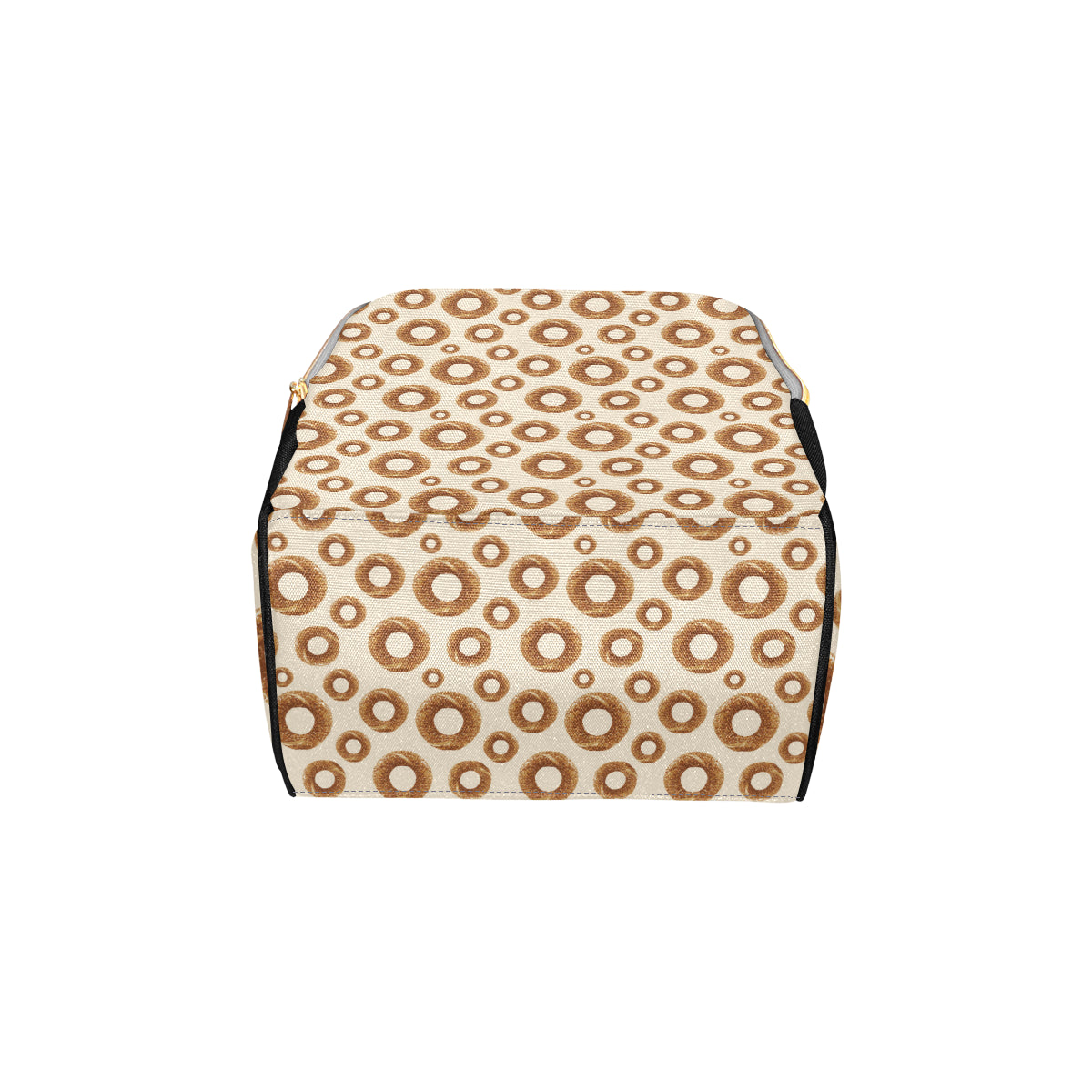Bagel Pattern Print Design 01 Diaper Bag Backpack