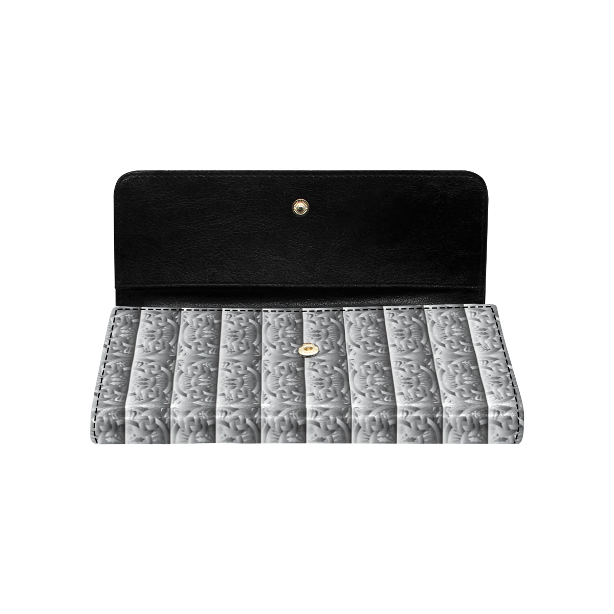 Celtic Pattern Print Design 03 Women's Trifold Wallet
