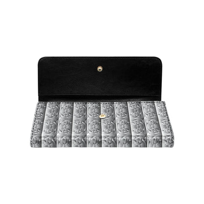 Celtic Pattern Print Design 03 Women's Trifold Wallet
