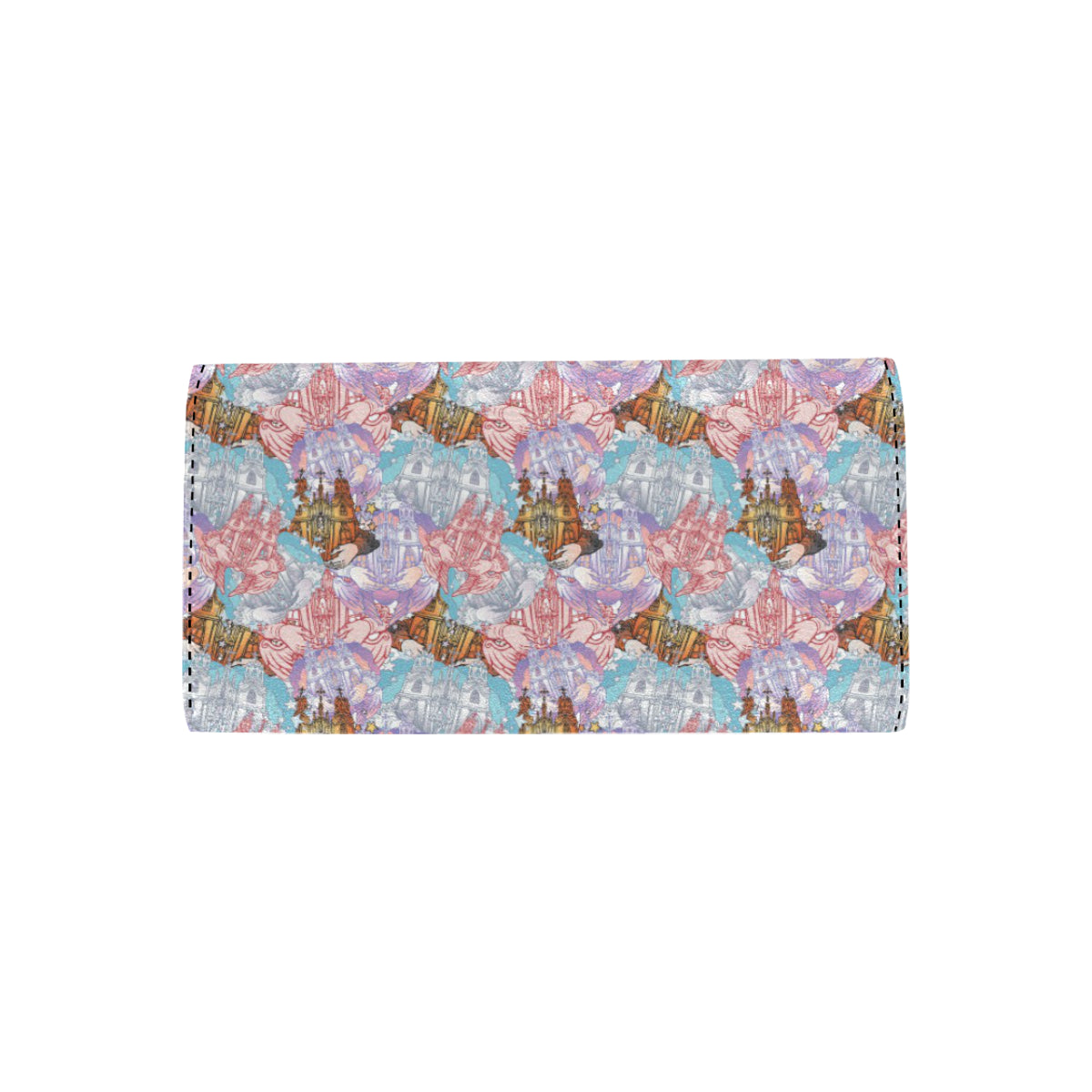 Christian Pattern Print Design 03 Women's Trifold Wallet