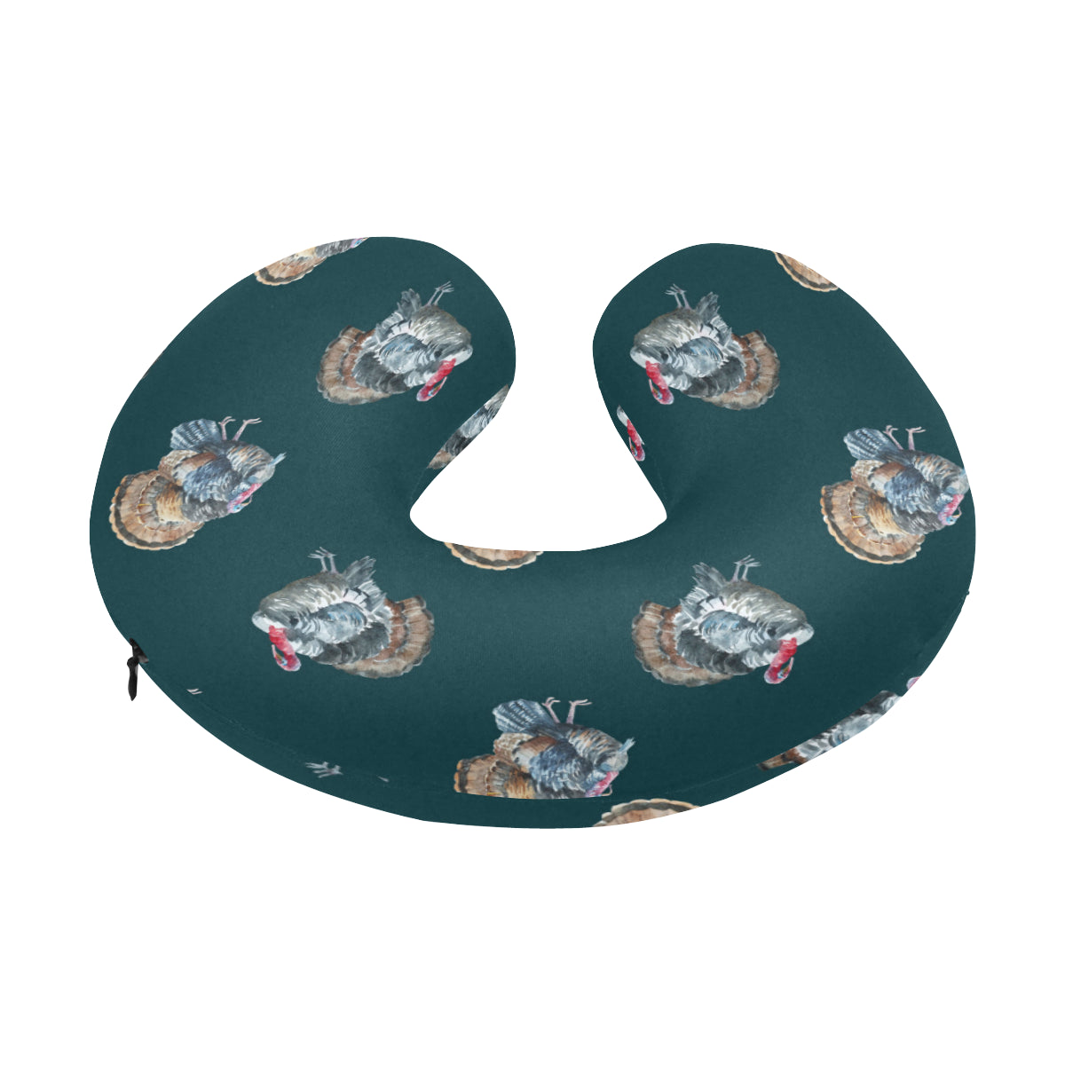 Turkey Pattern Print Design 03 U-Shaped Travel Neck Pillow