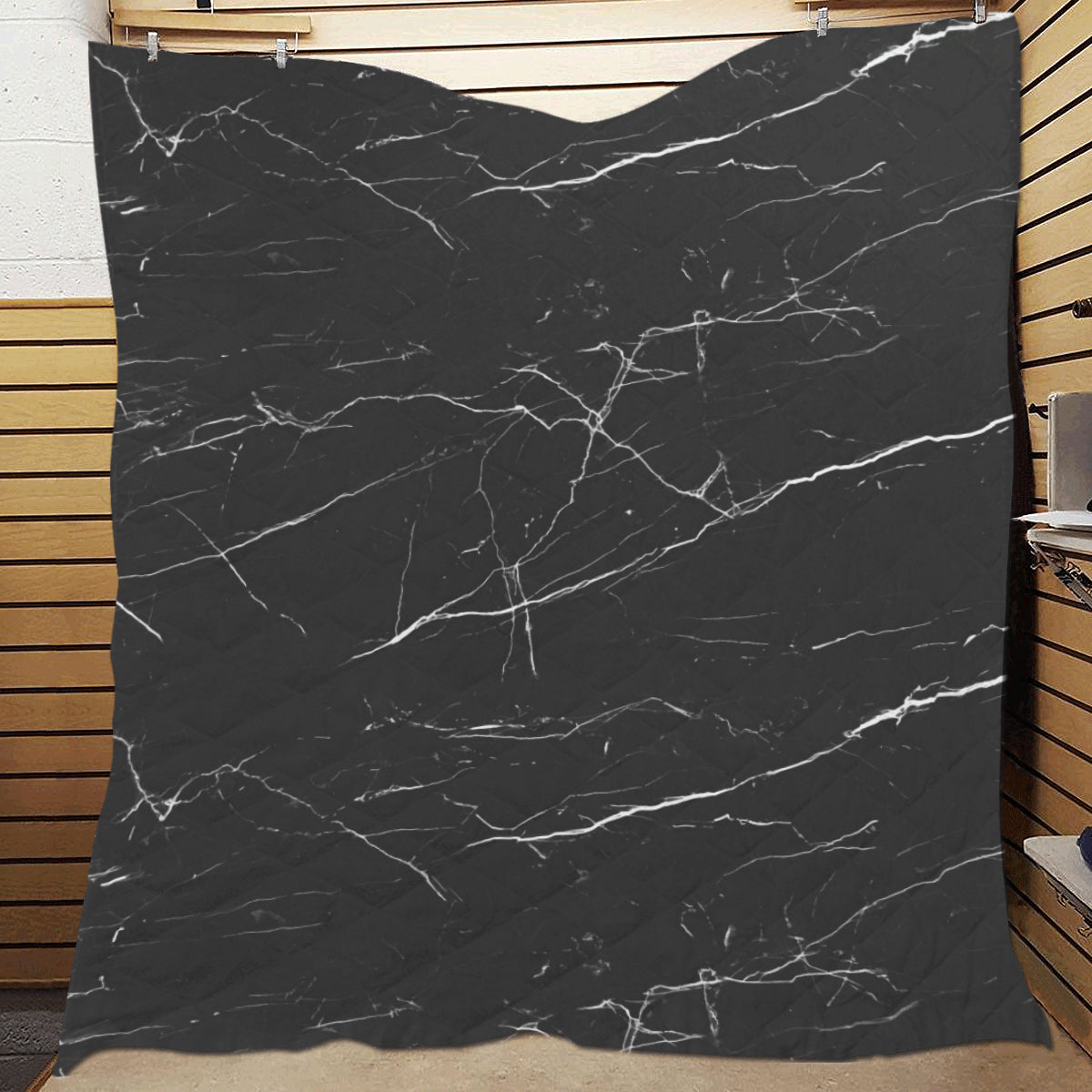 Marble Pattern Print Design 04 Premium Quilt