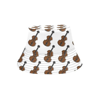 Violin Print Design LKS405 Unisex Bucket Hat