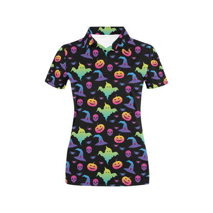 Halloween Print Design LKS404 Women's Polo Shirt