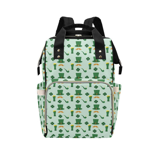 St Patricks Day Print Design LKS304 Diaper Bag Backpack
