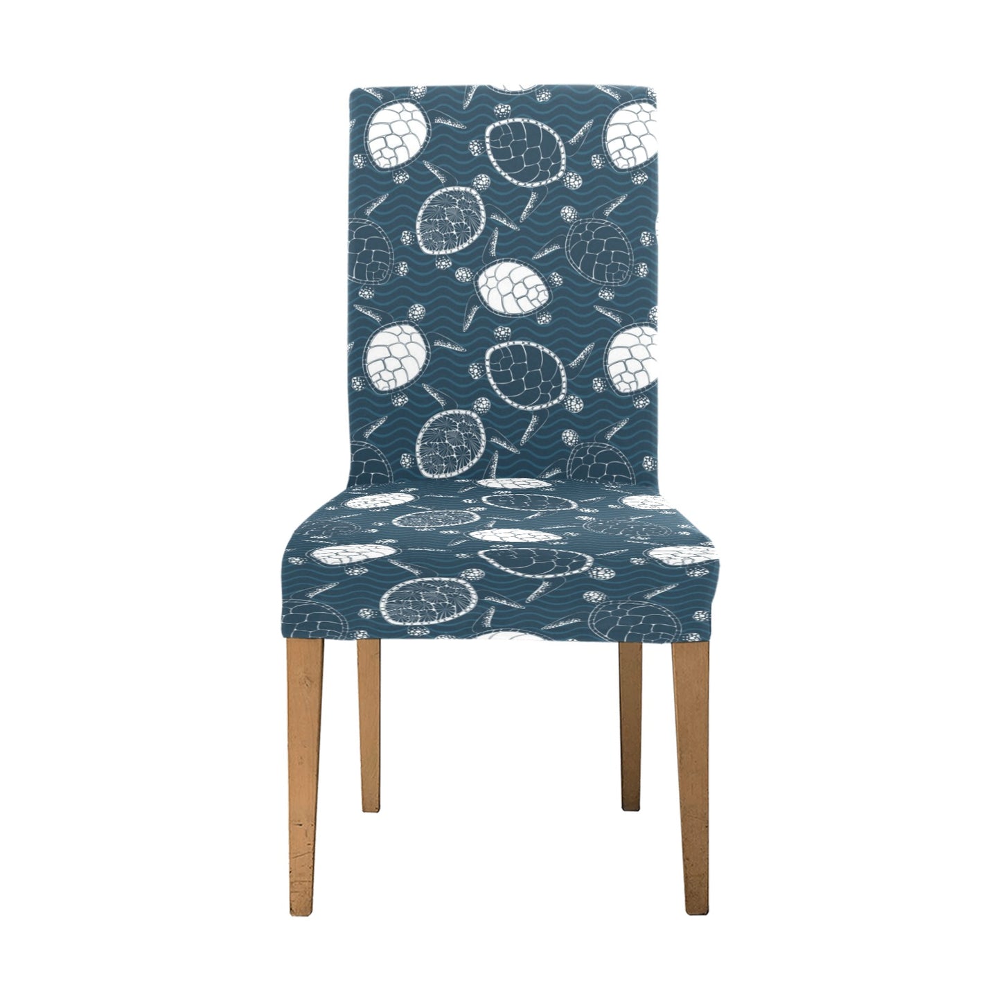Sea Turtle Print Design LKS3015 Dining Chair Slipcover