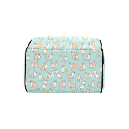Shiba Inu Print Design LKS304 Diaper Bag Backpack