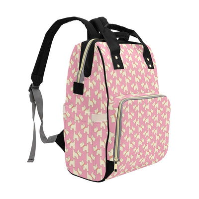 Scottish Terriers Print Design LKS306 Diaper Bag Backpack