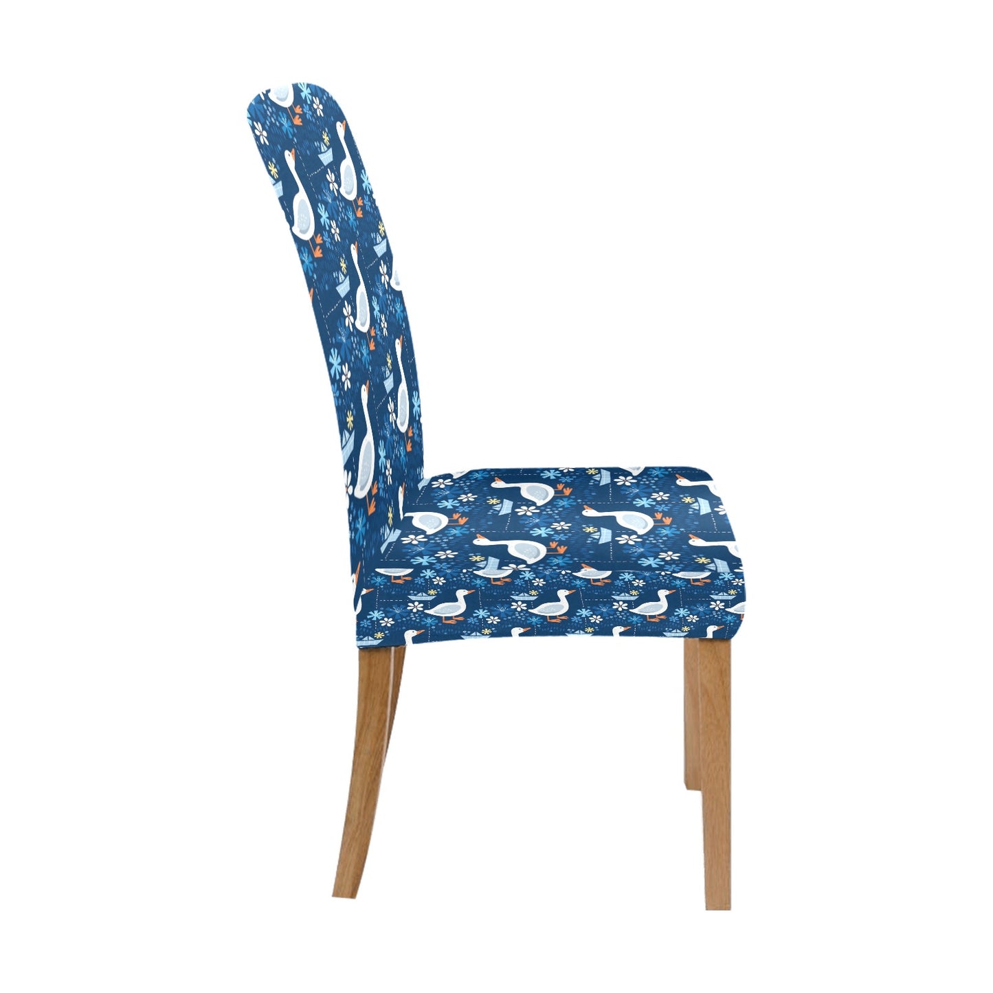 Goose Print Design LKS405 Dining Chair Slipcover
