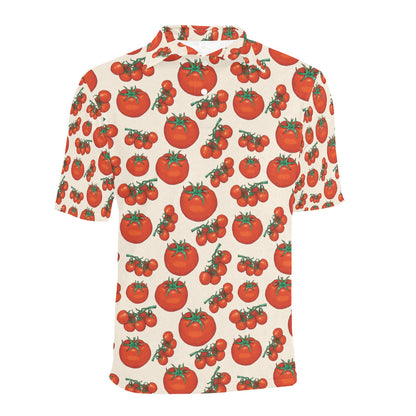 Tomato Print Design LKS302 Men Polo Shirt