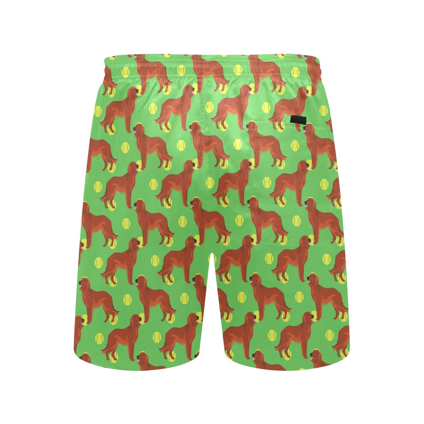 Setters Irish Print Design LKS302 Men's Swim Trunks Beach Shorts