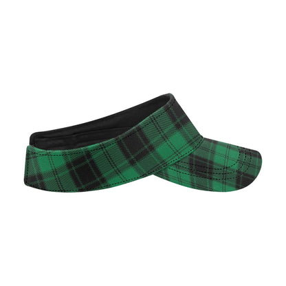 Tartan Green Print Design LKS302 Unisex Sun Visor