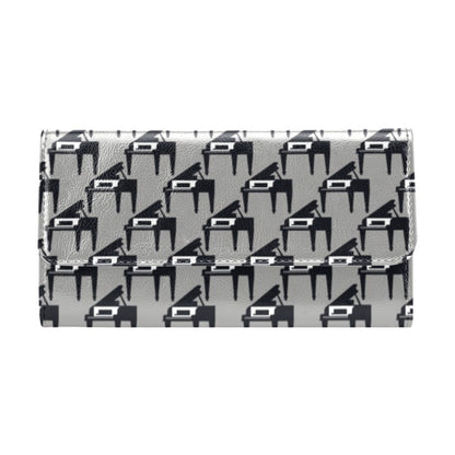 Piano Print Design LKS404 Women's Trifold Wallet