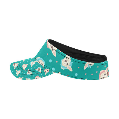 Chihuahua Polka Dot Pattern Unisex Sun Visor
