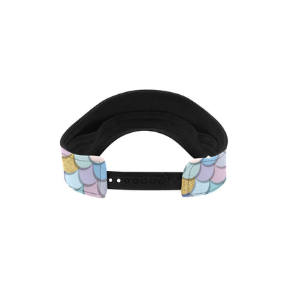 Mermaid Scales Pattern Print Design 05 Unisex Sun Visor