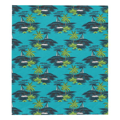 Pacific island Pattern Print Design A01 Premium Quilt
