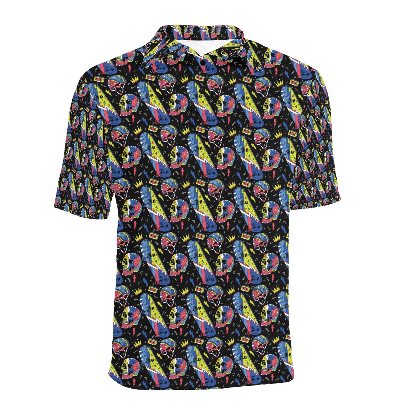 Skateboard Print Design LKS304 Men Polo Shirt