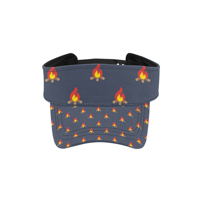 Campfire Pattern Print Design 02 Unisex Sun Visor