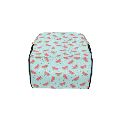 Watermelon Pattern Print Design WM06 Diaper Bag Backpack
