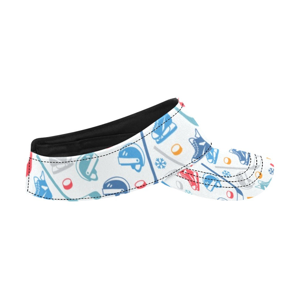 Hockey Equipment Print Design LKS301 Unisex Sun Visor