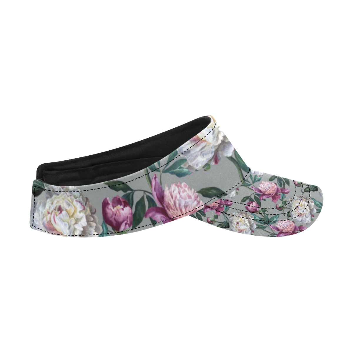 Peony Pattern Print Design PE01 Unisex Sun Visor