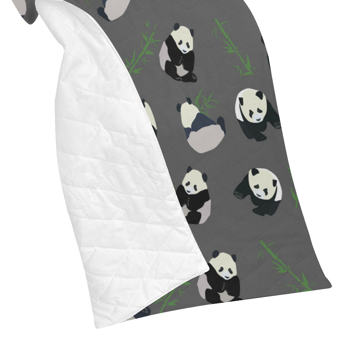 Panda Pattern Print Design A06 Premium Quilt