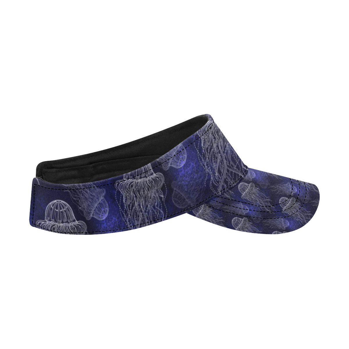 Jellyfish Pattern Print Design 02 Unisex Sun Visor