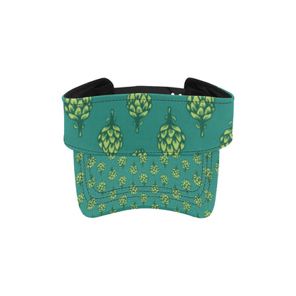 Artichoke Pattern Print Design 04 Unisex Sun Visor