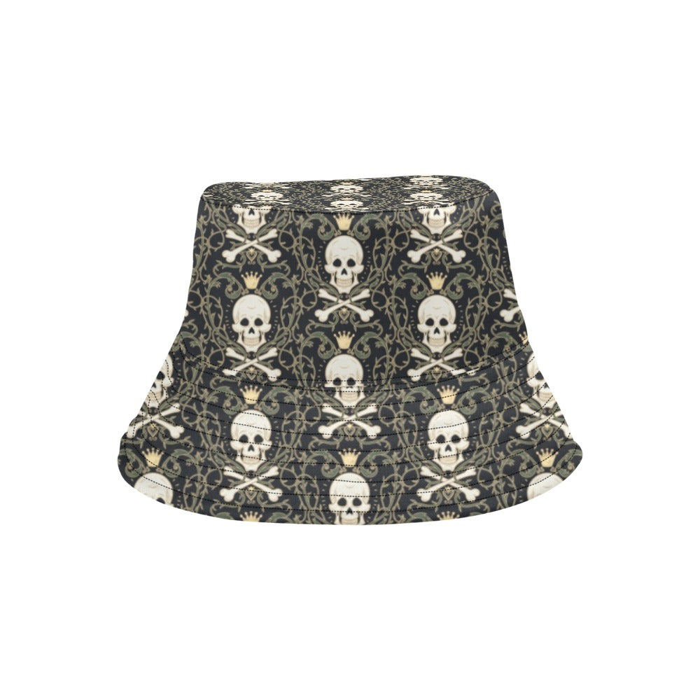 Skull King Print Design LKS307 Unisex Bucket Hat