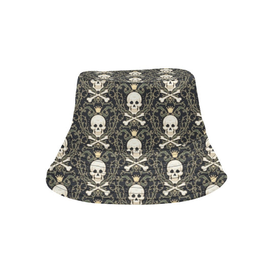 Skull King Print Design LKS307 Unisex Bucket Hat