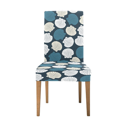 Seashell Print Design LKS3013 Dining Chair Slipcover