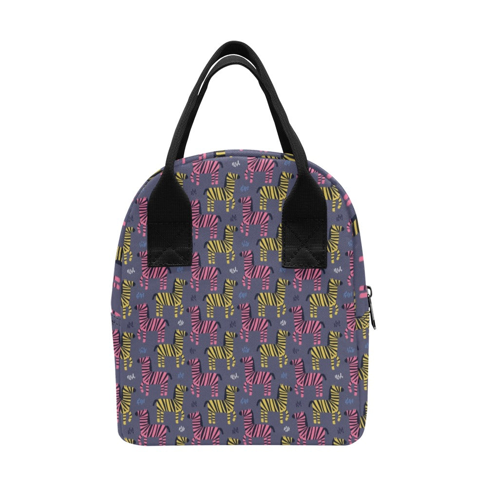 Zebra Print Design LKS303 Insulated Lunch Bag