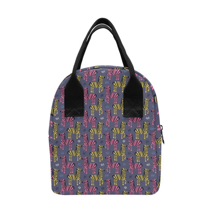 Zebra Print Design LKS303 Insulated Lunch Bag