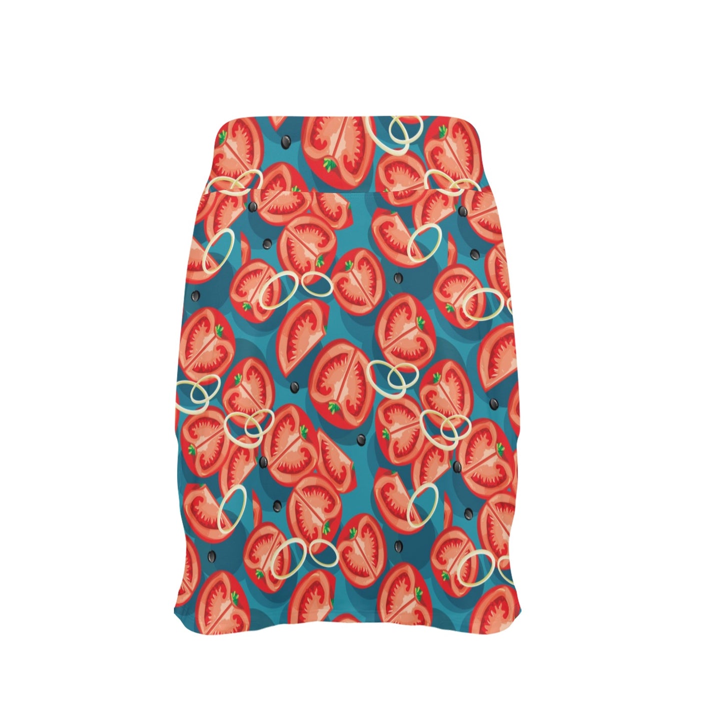 Tomato Print Design LKS301 17" Golf & Pickleball Skort with Pockets