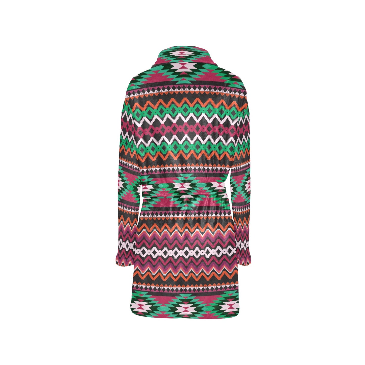 Mexican Pattern Print Design 01 Women's Fleece Robe