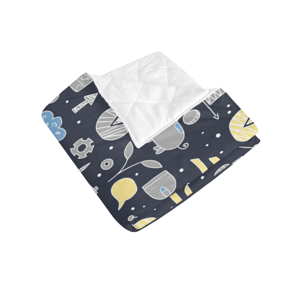 Accounting Financial Pattern Print Design 04 Premium Quilt